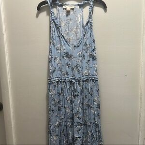 Band of Gypsies Blue and White Mini Dress